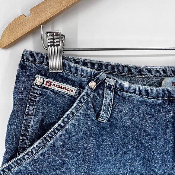 Hydraulic Low Rise Waistband Wide Leg Carpenter Jeans Vintage Y2K‎ Baggy 90's - Picture 4 of 16